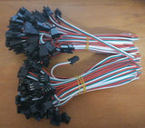 50 Çift 3 pin LED JST konektörü sm erkekdişi konnektör RGB RGB LED ışık lamba sürücüsü için LED şerit konektörü