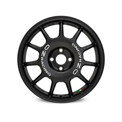 OZ Racing Leggenda 7X17 ET 25 4X108 Matt Black White Lettering W01872251N8 - TEK