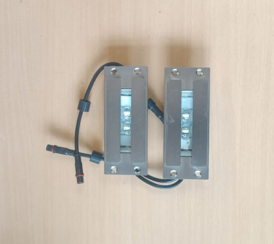 2 Adet 24v Led Modül Krom 16.5x6.5cm