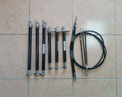 6 Adet Bibus Bansbach Easylift Bowden Tel Serbest Bırakma Sistemi BL13.117896.09,  BL13.117896.010