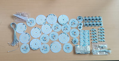 55 Parça Muhtelif Masa Lambası Led Aksamları