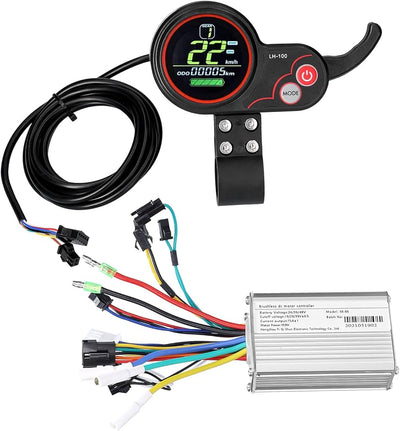 LCD Ekran Kontrol Paneli ile Motor Fırçasız Denetleyici 24V-48V 350W, SP12546