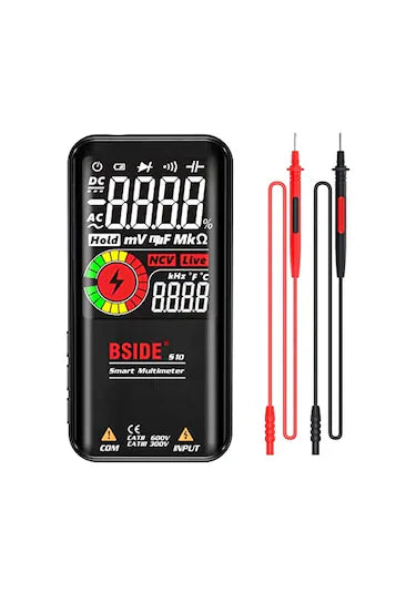 BSIDE S10 3.5 LCD Renkli Ekranlı Dijital Siyah Multimetre