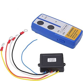 Kablosuz Vinç Uzaktan Kumanda Kiti, 12 V 24 V, Kolay Çalışma, Jeep, ATV, SUV, Kamyon için Alıcılı Kombi Şalte