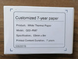Phomeme M02 Label Printer Kağıdı, 53mmx80m Q22-RM7