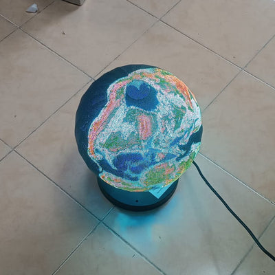 İç Mekan Küresel LED Ekran 360 Top LED Duvar Yuvarlak Reklam Küre şekilli LED Video Ekranı p2 mm 0.3m Diameter