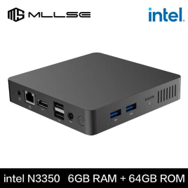 Mini Pc Intel Celeron, Cpu N3350, 6 Gb De Ram, Rom 64 Gb Hd