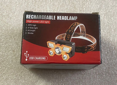 Rechargable Headlamp High power led light 730529960581