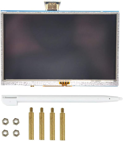 Padarsey 5 inch Touch Screen 800x480 TFT LCD Display HDMI Interface Supports Raspberry Pi 4 for 4B
