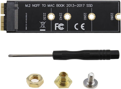 Macbook 2013 2017 M.2 NVME SSD dönüştürücü