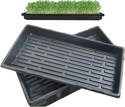 Pack of 10 Seed Trays without Drainage Holes 54 x 28 cm Perfect Garden Seed Propagation Trays for Seedlings Indoor Gardening B09MJMV32P