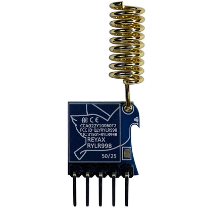 RYLR998 UART Arayüzü Anten FCC CE NCC Sertifikası ile 868/915 MHz Lora Modülü