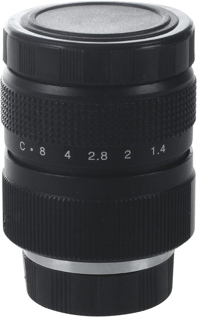 Herklotzn TV lensi  CCTV lensi C Mount 25 mm F1.4 siyah