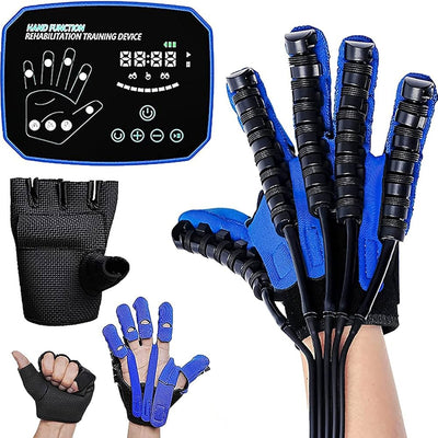 Rehabilitation Robot Glove Hand Stroke Hand Therapy Equipment, Hand Function Rehabilitation Training Device(Right Hand-Medium)