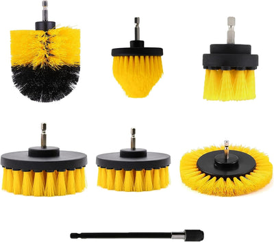 Drill Brushes Brush Attachment - 7 Pack Electric Drill Brush Kit - Great for Pool Tile, Bathroom Toilet, Ceramic Marble Car Automotive