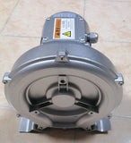 Endüstriyel makine için 380W , 0.75KW endüstriyel yüksek basınçlı vorteks vakum pompası 380V 3PH kuru hava üfleyici