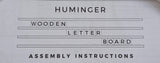 Huminger Studio Extra Letter Tiles Set - Letters Without Rails