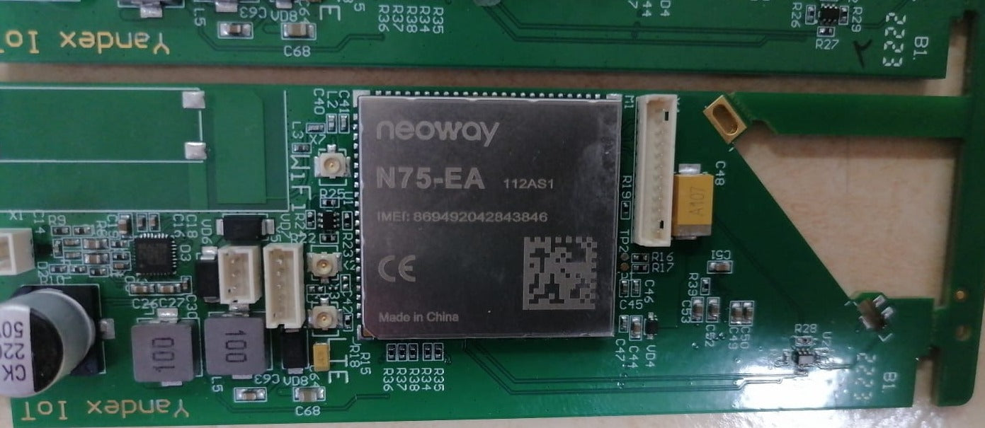 Neoway Gps 4 Adet Neoway n75-ea Kart - Gps 4G Yandex lot Modül + 4 ad Molex 20428
