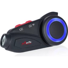 Maxto M3s 2k Fhd 1440p Kameralı Intercom Motosiklet Kask Intercom