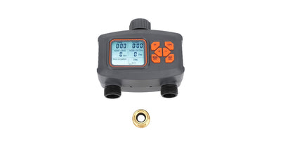 2 Çıkış Sprinkler Zamanlayıcı Su Zamanlayıcı 2 Bölge Sprinkler Zamanlayıcı Yağmur Sensörü ile Otomatik Sulama Kontrolörü G3/4 Erkek - G1/2 Çim Bahçesi Tarım Abs Malzemesi