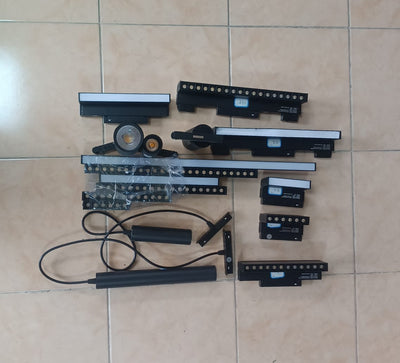 55 Parça Muhtelif Led Spot Linear Aydınlatma Aksamları