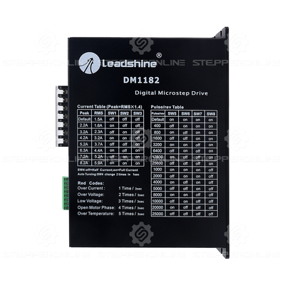 Leadshine Digital DM1182 Stepper Driver MS12D 0.5-8.2A 80-150VAC for Nema 34, 42 Stepper Motor