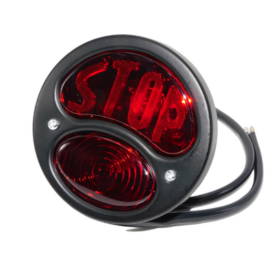 Evrensel motosiklet kuyruk arka LED arka lambası fren lambası Stop lambası Harley Sportster Dyna Softail Bobber Chopper Cafe Racer