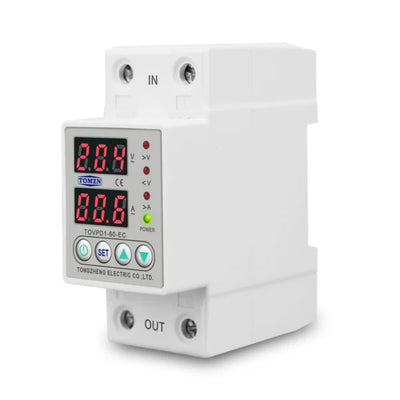 TOMZN TOVPD1-60-EC 63A 230V Ayarlanabilir Aşırı - Düşük Gerilim ve Akım Koruma Rölesi