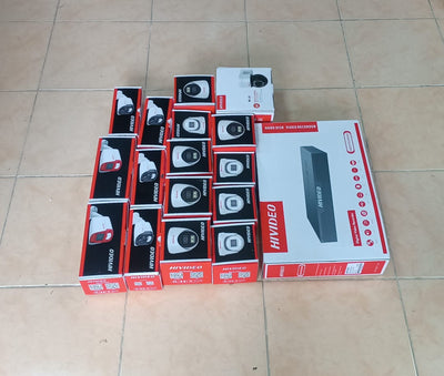 Hivideo Kamera Güvenlik Seti 1 Kayıt Cihazı + 16 Kamera