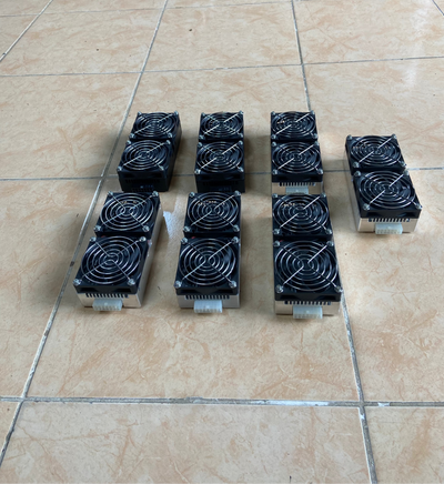 7 Adet İş Makinesi Ekskavatör Soğutucu Fan Aksamları Komatsu, Volvo