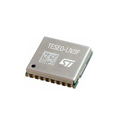 TESEO-LIV3F - RF Receiver BeiDou, Galileo, GLONASS, GNSS, GPS 1.575GHz -163dBm Not Included 18-LCC (9.7x10.1)