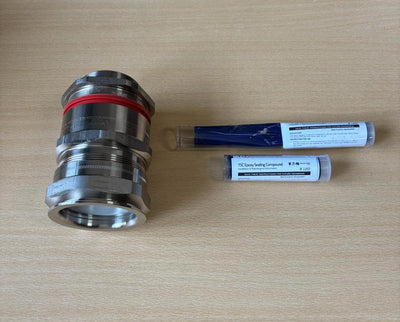 Eaton ADE-6FC M63 N°13 Ex-Proof Zırhlı Kablo Rakoru + 2 Adet IF 1207 Epoxy Sealing Compound