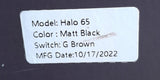NuPhy Halo 65 matt black wireless mechanic keyboard