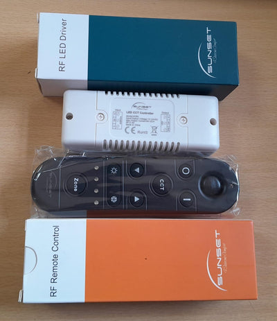 Sunset HCBK Led driver + HX-RFBK-CCT remote control