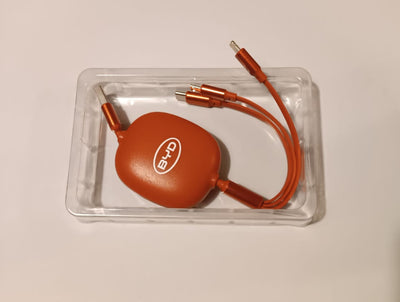140 Adet Uzayabilen Type-microb, Type-c, Lightning 3a Çoklu Şarj Kablosu