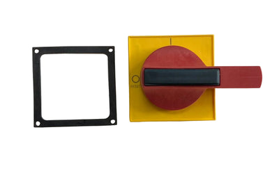 Siemens 8UC7220-3BD Handle w/ Masking Plate 62mm Red-Yellow Warranty