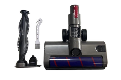 Dyson V7 V8 V10 V11 V15 Elektrikli Süpürgeler Için Yedek Yumuşak Rulo Fırça Çubuğu LED Farlar Zemin Fırça Eki