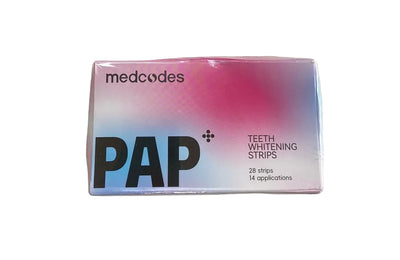 Medcodes PAP Teeth Whitening Strips- 14 Applications 28 Strips