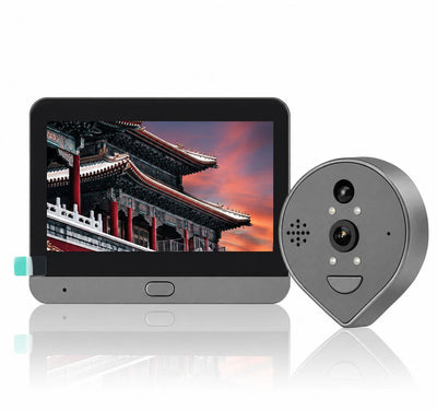 Tuya ED-300P Akıllı Kameralı Kapı Dürbünü - 4.3