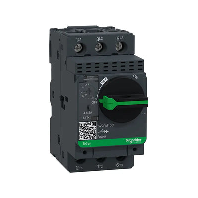 Schneider GV2P10 GV2PM10C Schneider motor circuit breaker 4-6.3A