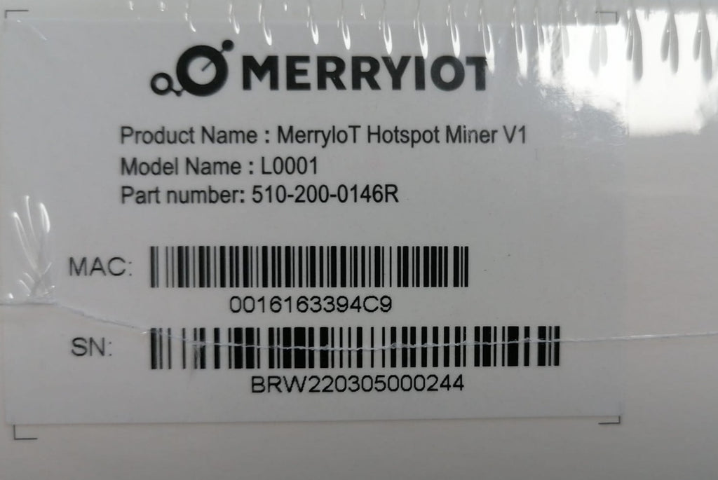 MerryloT Hotspot Miner V1 Model L001