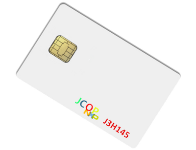 CardLogix J3H145 JCOP Uson Chip ,  SCP02-55 ,  3.0.4 Dual İnterface Blank White PVC Java Smart Kart