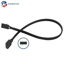 Premium Corsair RGB standart ARGB 4-Pin 5V adaptör konektörü RGB kablosu 50cm