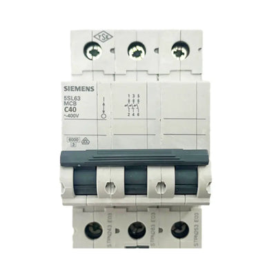 Siemens 5SL63 MCB C40 C Tipi 3x40A 6kA Otomatik Sigorta