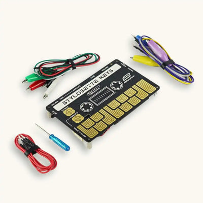 Stylophone Stylosette Synthesizer Stylophone Touch Keyboard + Casette