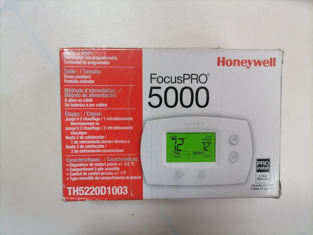 Honeywell FocusPRO 5000 TH5110D1022 NonProgrammable Thermostat