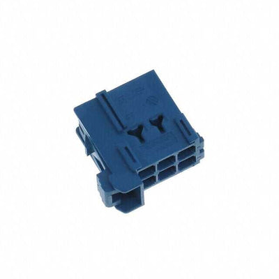10 Adet Te Connectivity 1-965640-1 6 Rectangular Connectors - Housings Receptacle Blue 0.197