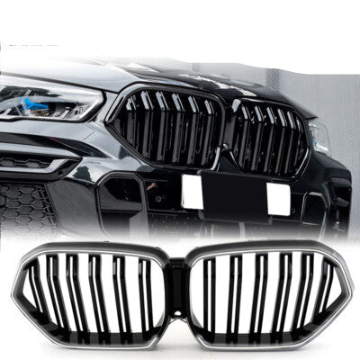 Parlak Siyah LED Izgara – BMW X6 G06 LCI 2024+