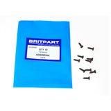 10 Adet AD606044L Screw Black Dash Panel 90-110 Defender