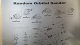 12000 rpm Air Random Orbital Palm Sander Pneumatic Sanders